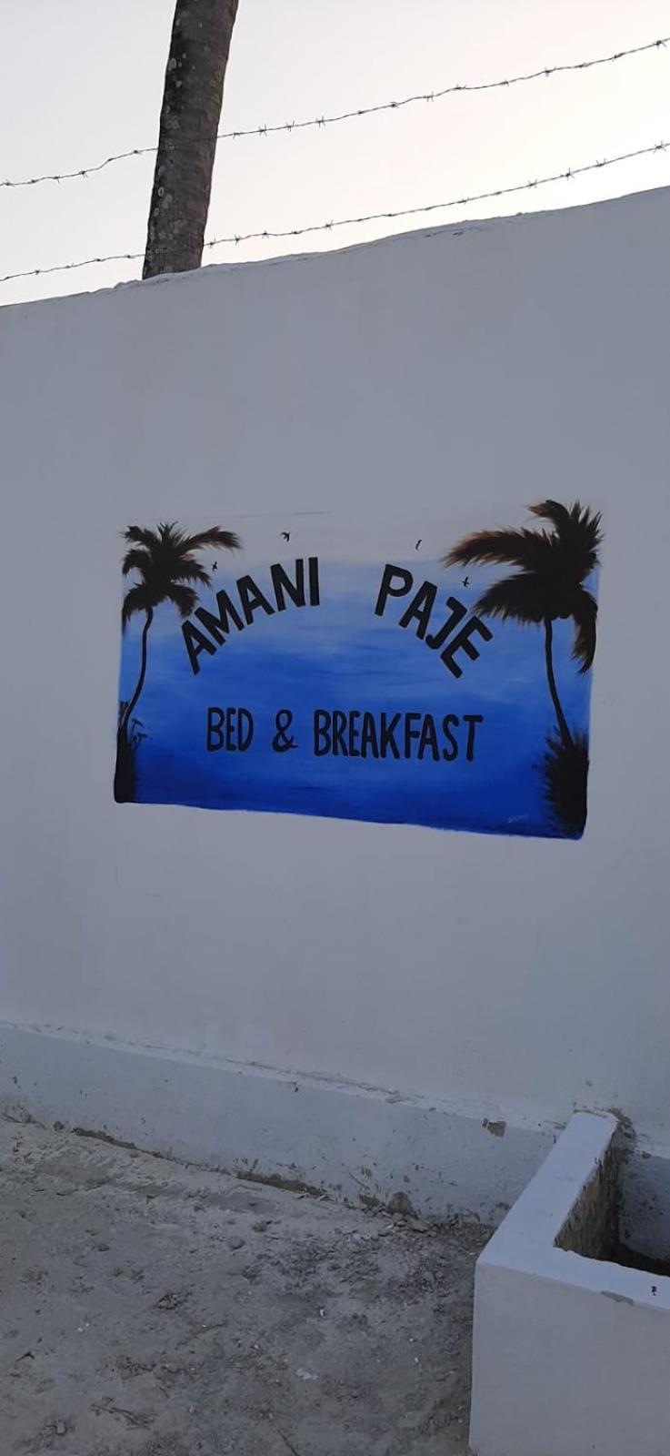 Amani Hotel Paje Kültér fotó